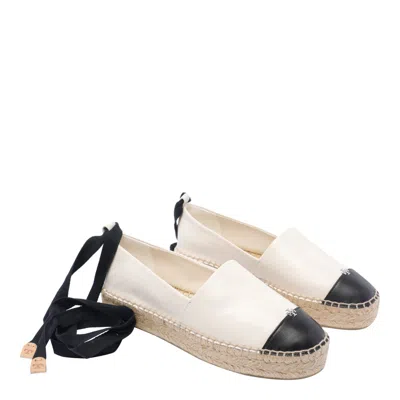 Tory Burch Cap Toe Espadrille In Neutral