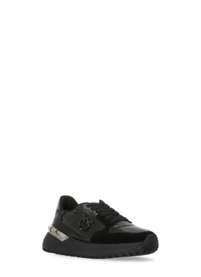 Pinko Love Birds Sneakers In Black