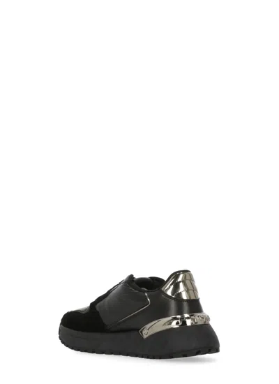 Pinko Love Birds Sneakers In Black