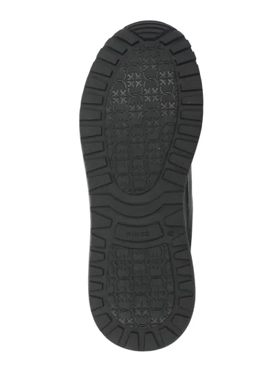 Pinko Love Birds Sneakers In Black