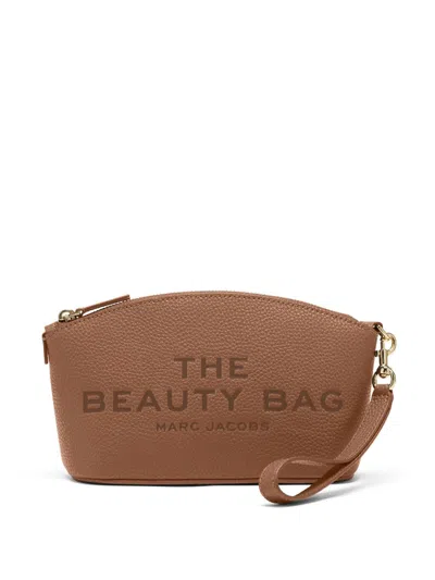 Marc Jacobs Beauty Travel Bag Detachable Wrist Strap In Brown