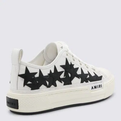 Amiri White And Black Stars Court Sneakers In White