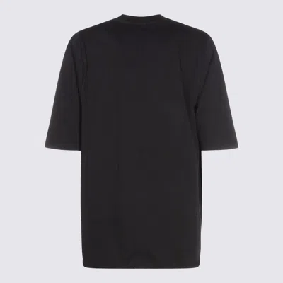 Drkshdw Black Cotton Jumbo T-shirt In Black