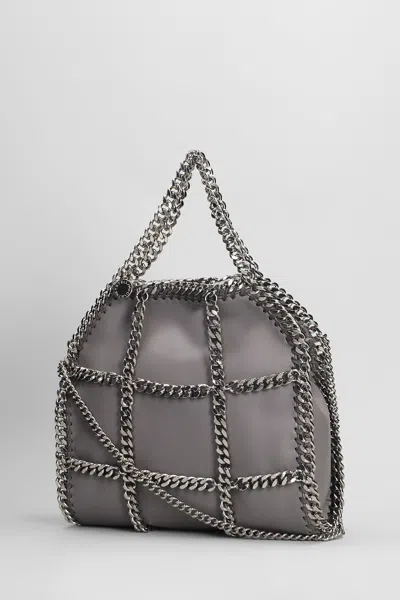 Stella Mccartney Falabella Mini Tote In Grey Polyester In Gray