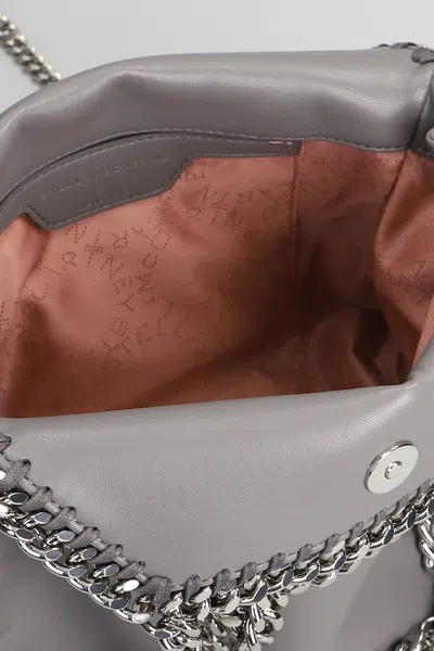 Stella Mccartney Falabella Mini Tote In Grey Polyester In Gray