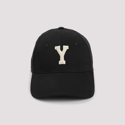 Saint Laurent College Cap In Black