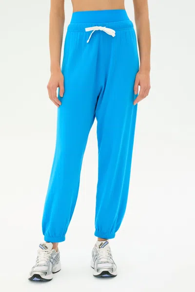 Splits59 Andie Oversized Fleece Sweatpant In Blue