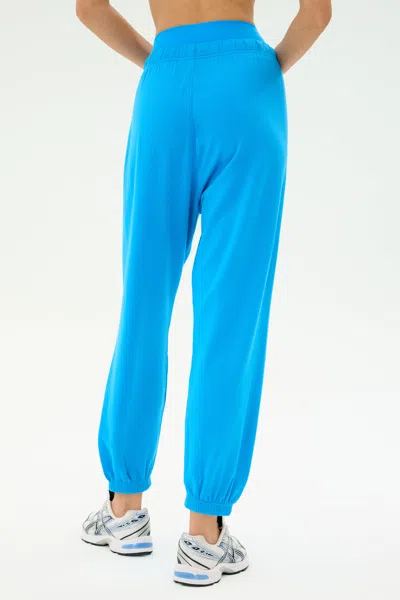 Splits59 Andie Oversized Fleece Sweatpant In Blue