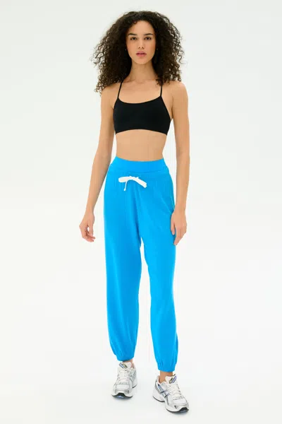 Splits59 Andie Oversized Fleece Sweatpant In Blue