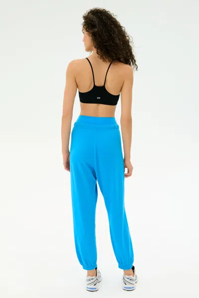 Splits59 Andie Oversized Fleece Sweatpant In Blue