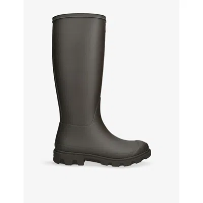 Hunter Womens Brown Downpour Rubber Wellington Boots Eur 39 / 6 Uk In Brown