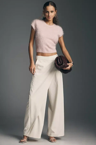 Whiteroom+cactus Wrap Front Trouser Pants In White