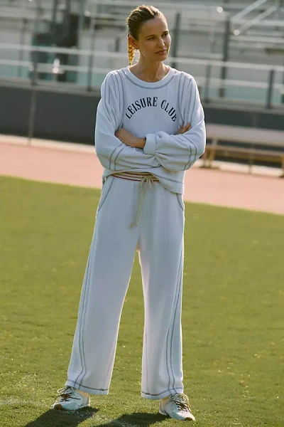 Sundry Raw Seamed Lounge Pants In White