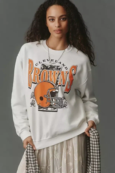 Junk Food Nfl Conversion Graphic Sweatshirt In Brown