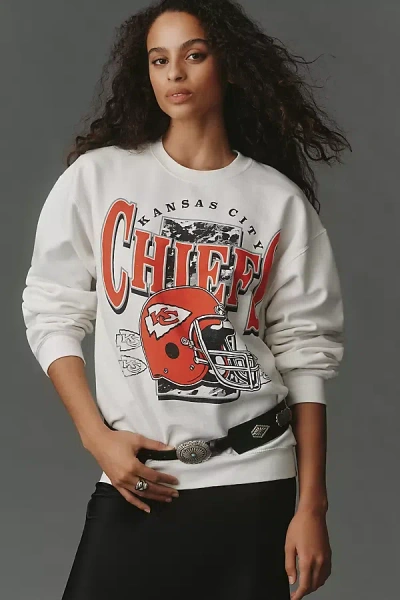 Junk Food Nfl Conversion Graphic Sweatshirt In White