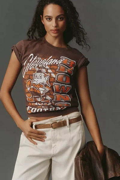 Junk Food Nfl Graphic Tee In Brown