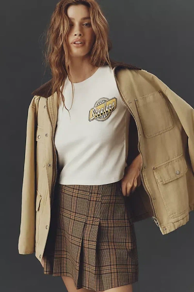 Junk Food Nfl Cheers Graphic Baby Tee In Yellow