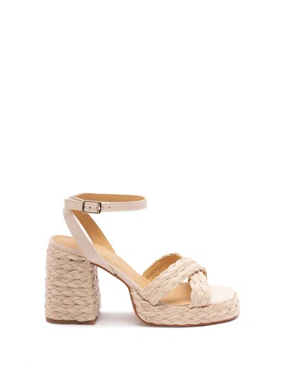 Castaã±er Raffia Woven Espadrilles In Neutral