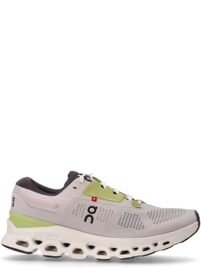 On Ivory Cloudstratus-3 Sneakers In Neutral