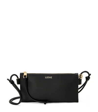 Loewe Leather Joya Pouch In Black