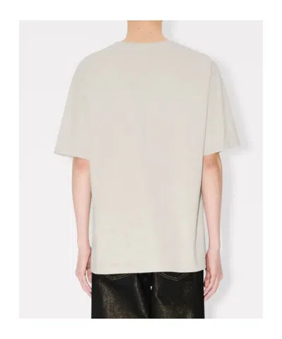 Kenzo ' Wild Tiger' Embroidered Oversized T-shirt In Cotton In Gray