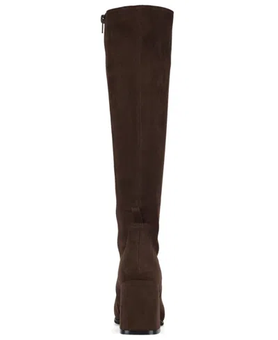 Jeffrey Campbell Women's Hotlava Knee-high Block-heel Boots In Brown
