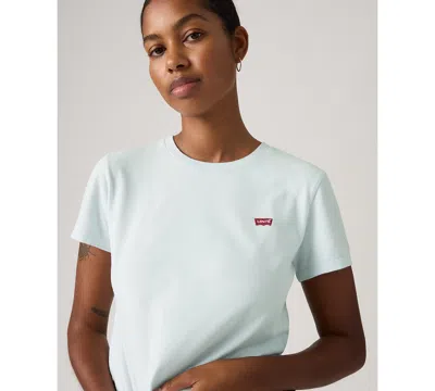 Levi's Women's The Perfect Crewneck Cotton T-shirt In White