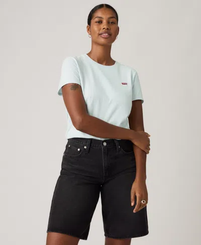 Levi's Women's The Perfect Crewneck Cotton T-shirt In White