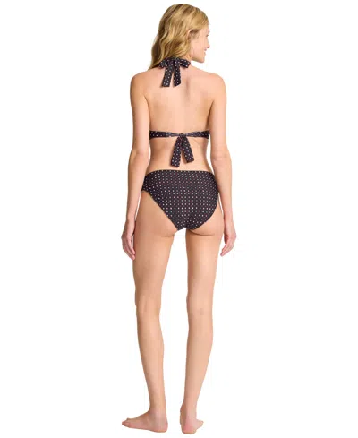 Tommy Bahama Women's Blooms Reversible Halter Top In Black