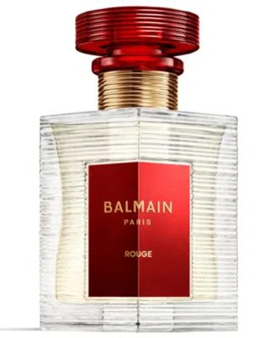 Balmain Rouge Eau De Toilette Fragrance Collection In Transparent