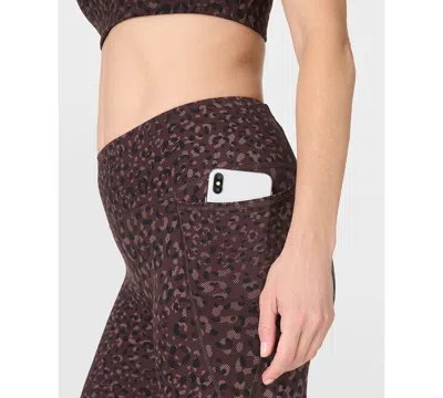 Sweaty Betty Women's Power 7/8 Gym Leggings In Brown