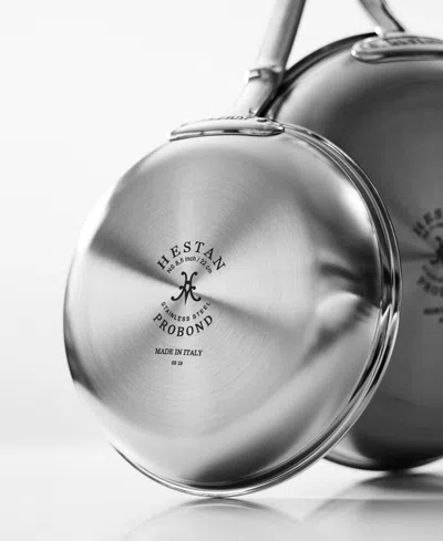 Hestan Stainless Steel 6-pc. Probond Forged Brushed Clad Cookware Set In Silver