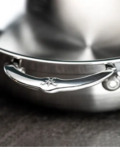 Hestan Stainless Steel 6-pc. Probond Forged Brushed Clad Cookware Set In Silver