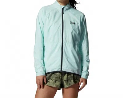 Mountain Hardwear Kor Airshell Full Zip Jacket In Pale Ice In Green