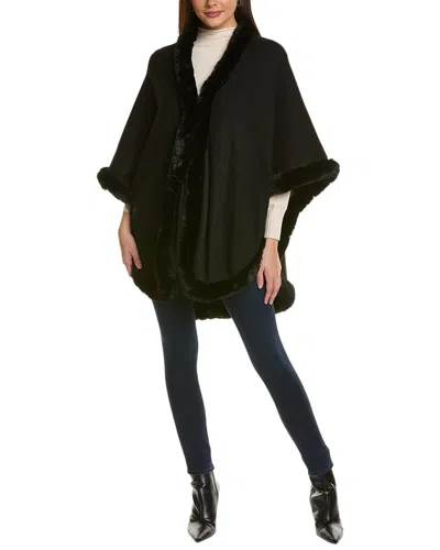 La Fiorentina Asymmetric Poncho In Green