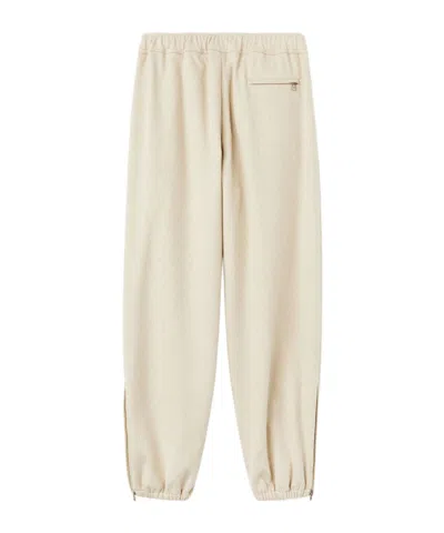 Loro Piana Drawstring Belt Casual Pants In Neutral