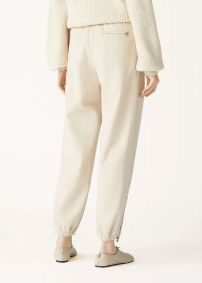 Loro Piana Drawstring Belt Casual Pants In Neutral