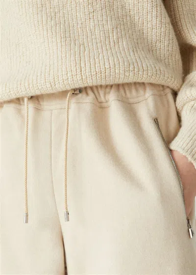 Loro Piana Drawstring Belt Casual Pants In Neutral