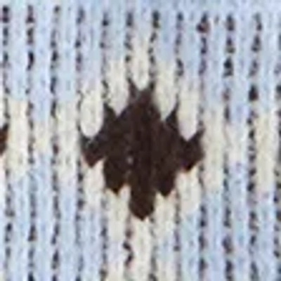 Abercrombie & Fitch Fairisle Crew Cardigan In Blue