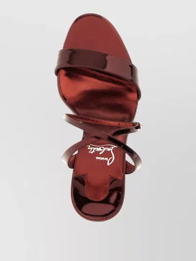 Christian Louboutin Miss Z Sandals Open Toe Ankle Strap In Multi