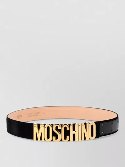 Moschino Belt Adjustable Length Smooth Finish Design
