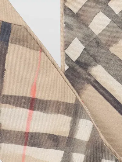 Burberry Signature Pattern Rectangular Lightweight Soft Scarf In Multi
