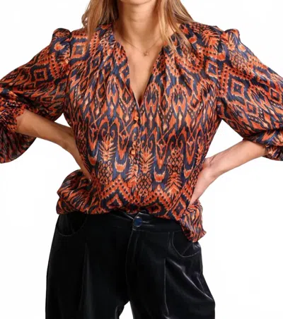 Traffic People Truce Shirt In Rust In Orange