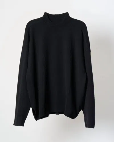Rick Owens Women's Maglia Tommy Lupetto Sweater In Black In Black