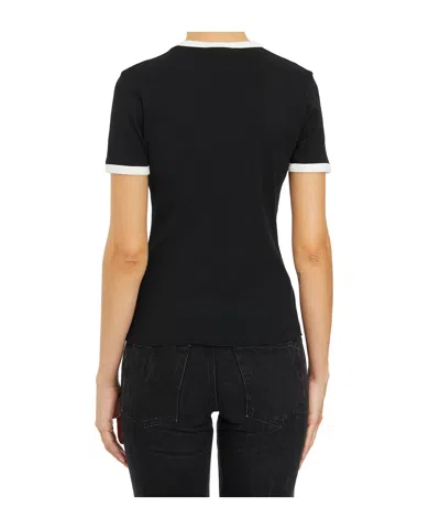 Courrèges Short-sleeved T-shirt In Black
