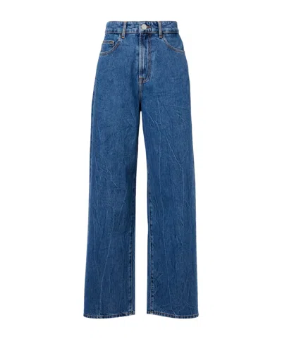 Rohe High-rise Wide-leg Jeans In Blue