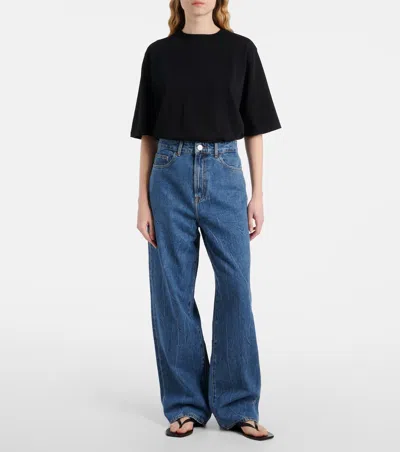 Rohe High-rise Wide-leg Jeans In Blue