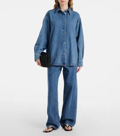 Rohe High-rise Wide-leg Jeans In Blue