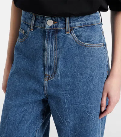 Rohe High-rise Wide-leg Jeans In Blue