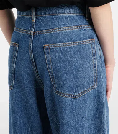 Rohe High-rise Wide-leg Jeans In Blue